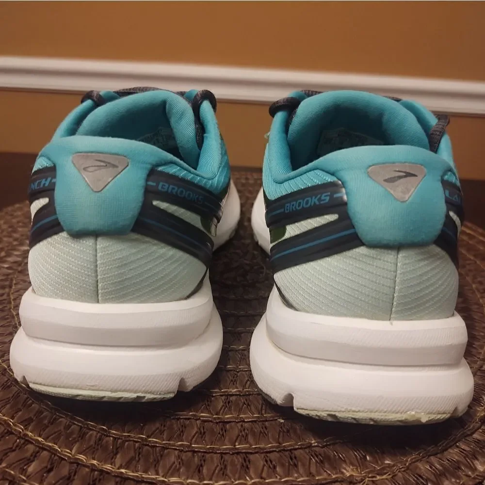 Brooks Launch 4 Women's Running Shoes Gray Green